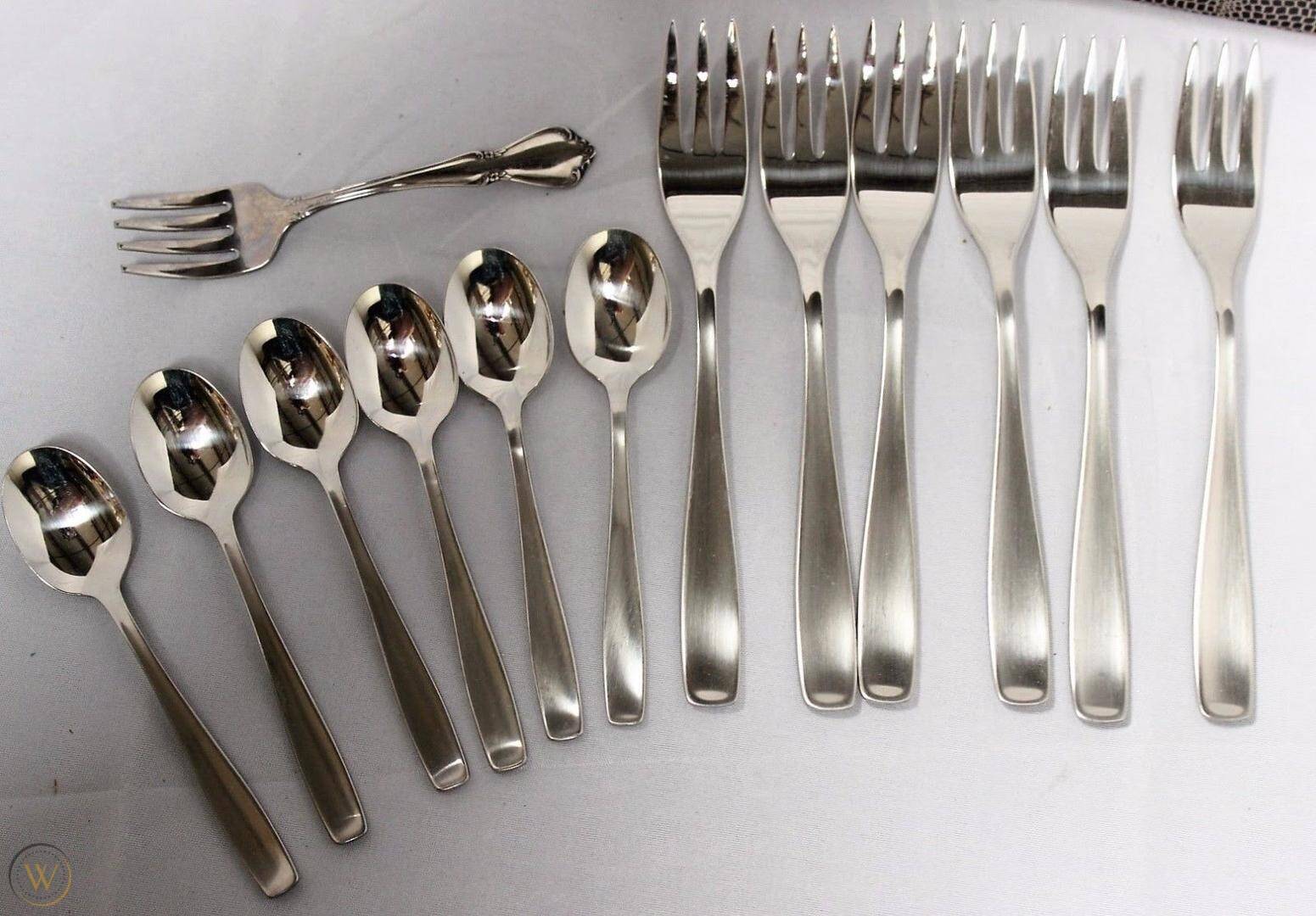 Dessertbesteckset Weltruf silber, 12 Teile